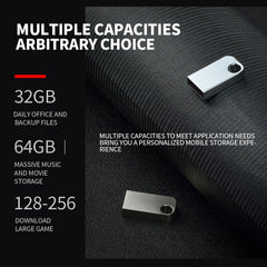 Mini U-disk Flash Drive With High-speed Memory Metal Logo Pendrive USB Fflash Drives 32GB 4GB 64GB USB Stick Usb 3.0 Pen Drive